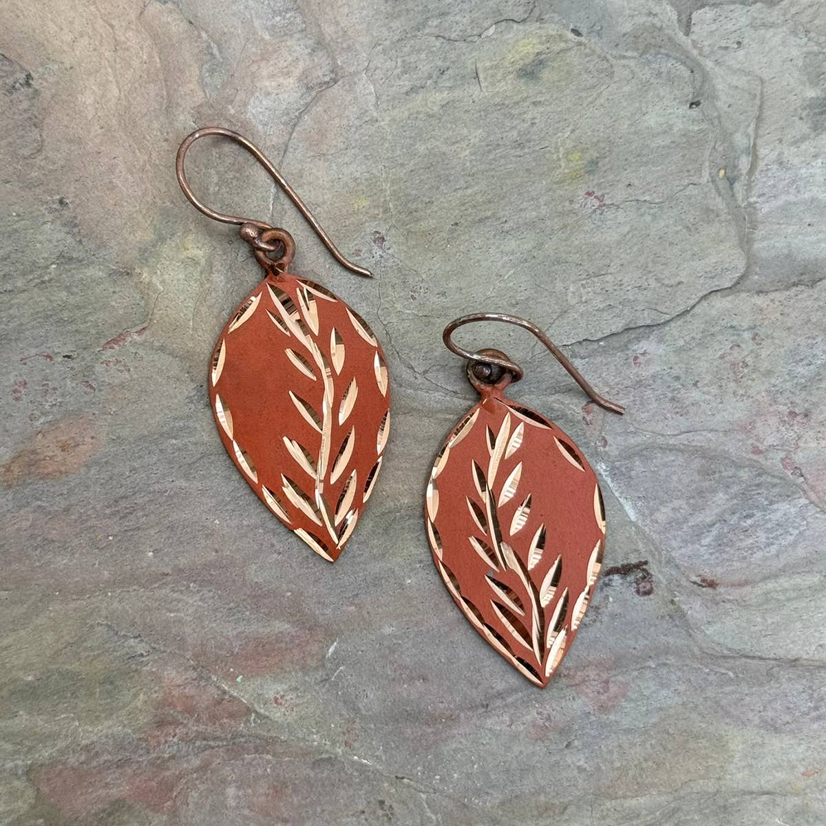 Anju Jewelry - Patina Ginger Blossom Earrings