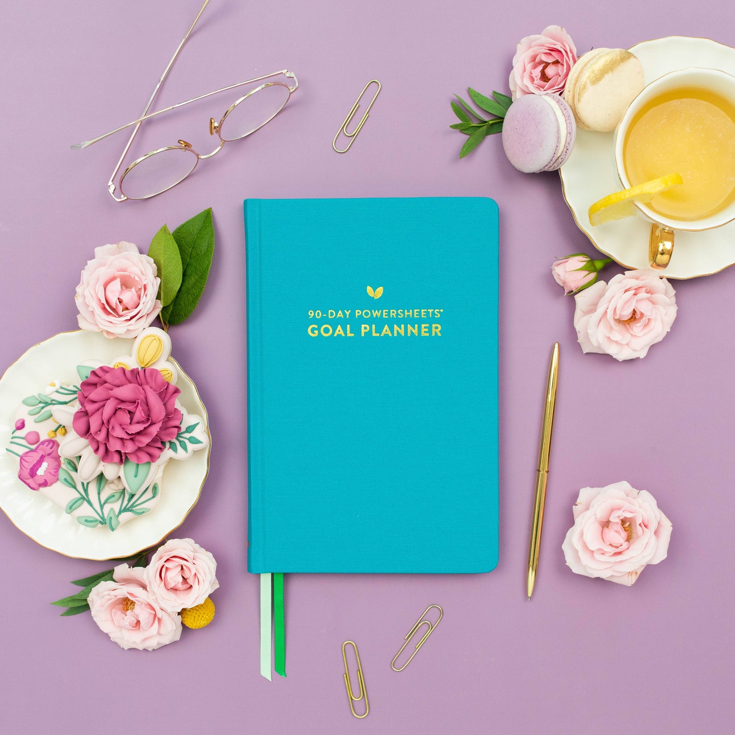 - 90-Day PowerSheets® Goal Planner  | Weekly Undated (Ivy)