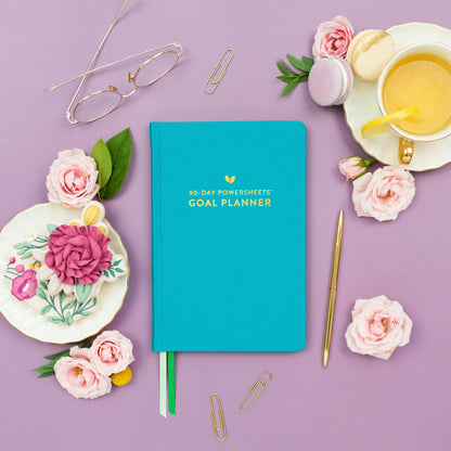- 90-Day PowerSheets® Goal Planner  | Weekly Undated (Ivy)