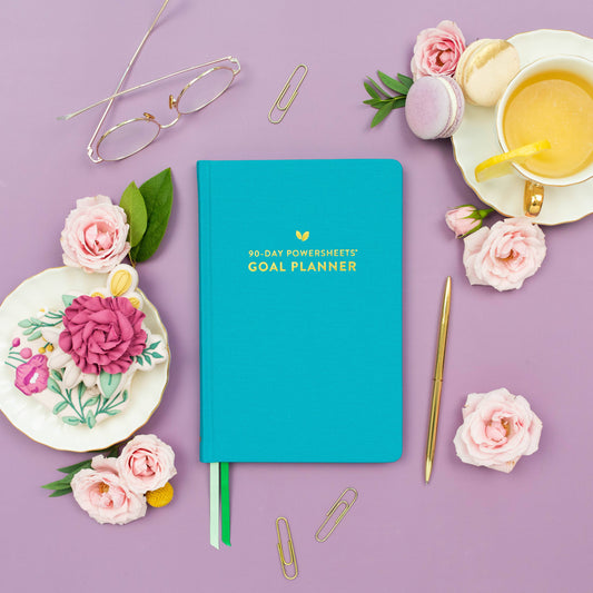 - 90-Day PowerSheets® Goal Planner  | Weekly Undated (Ivy)