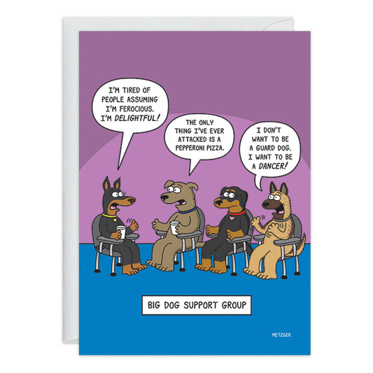Big Dog Support Group Birthday Card ^025149594081