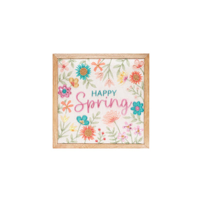 Happy Easter Floral Shadow Box