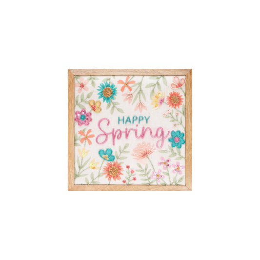 Happy Easter Floral Shadow Box