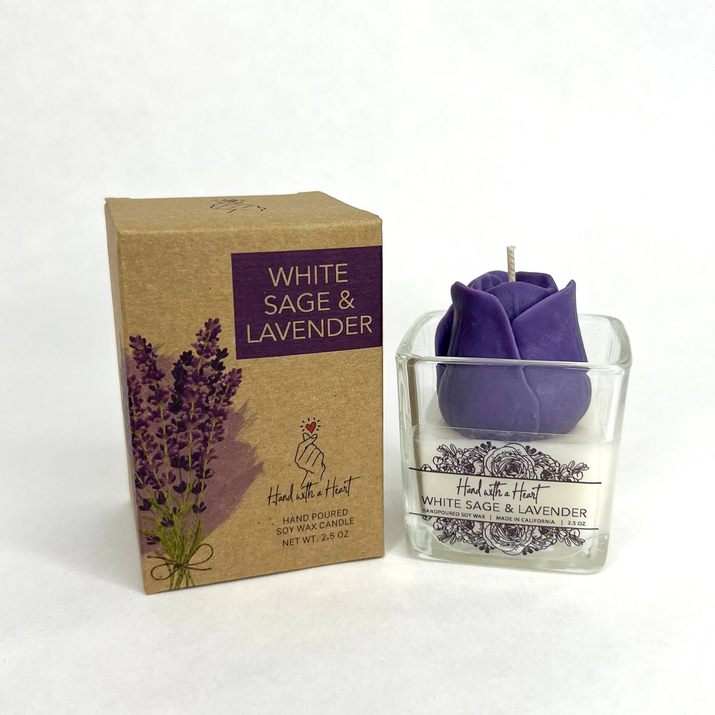 White Sage & Lavender Soy Wax Candle