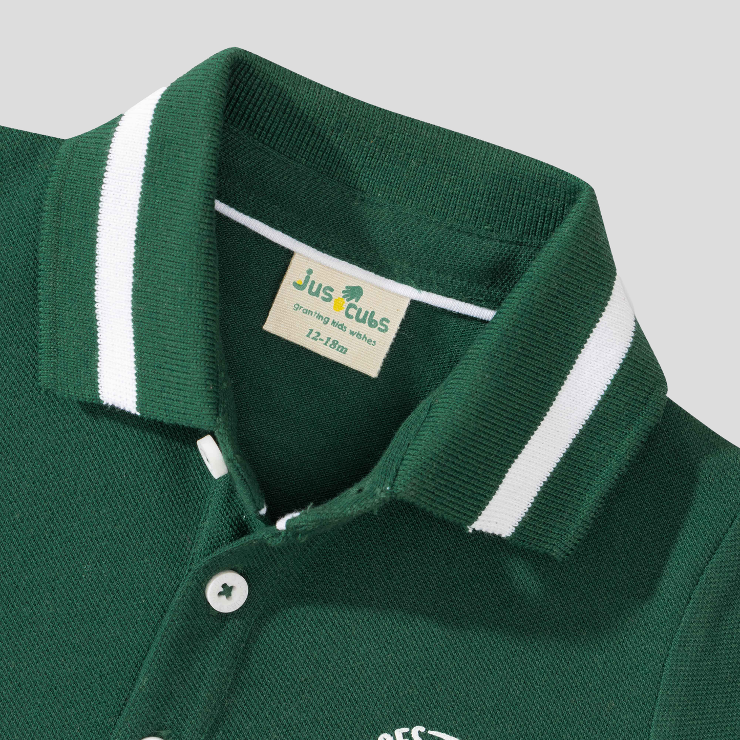 Polo Shirt with Striped Jogger Set for Boys