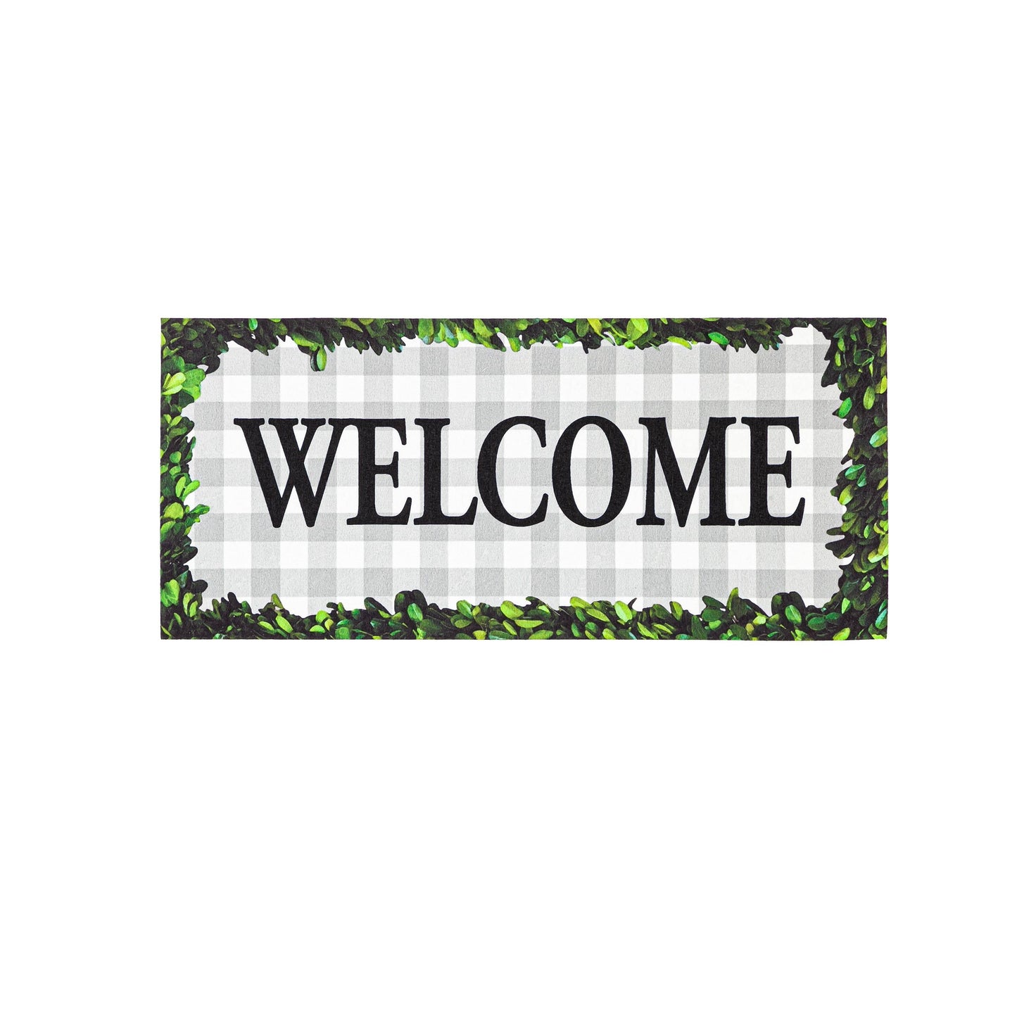 Boxwood Framed Plaid Sassafras Switch Mat