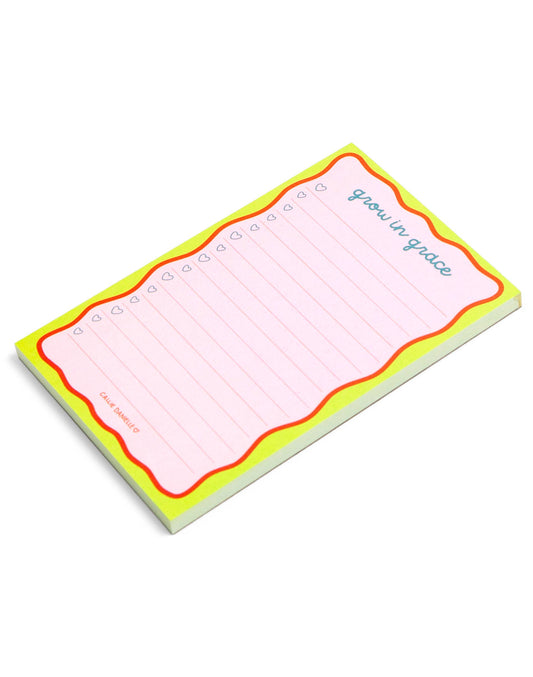 Grow In Grace 4x6 Notepad