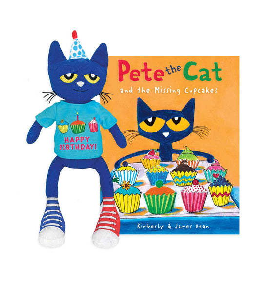 Pete The Cat Birthday Party Plush (Board book separately)