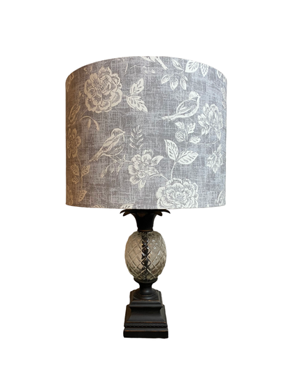 Iliv Bird Garden Grey & White Handmade Lampshade