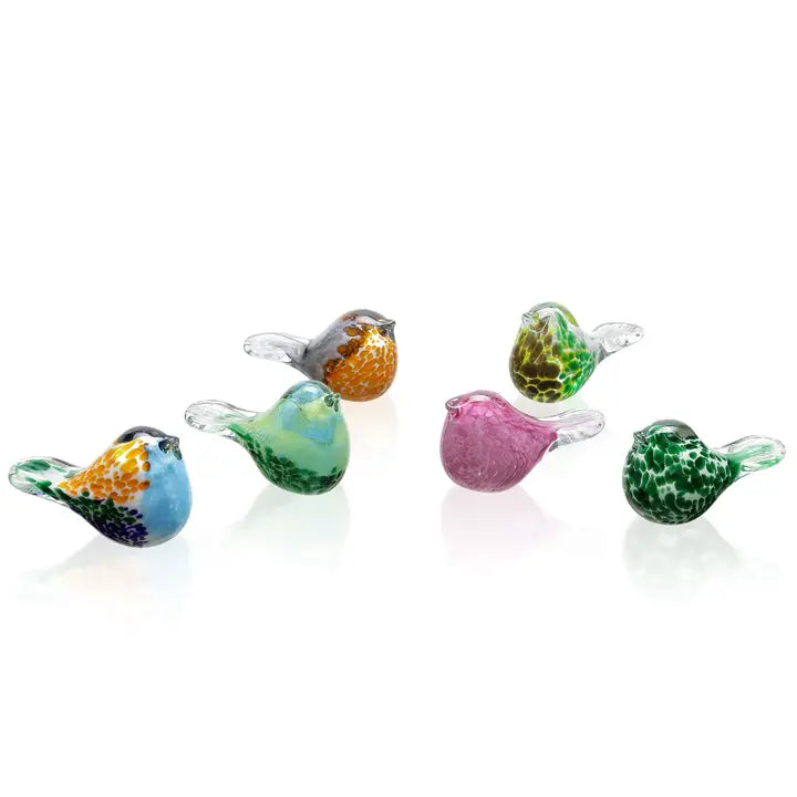 Art Glass Mini Bird