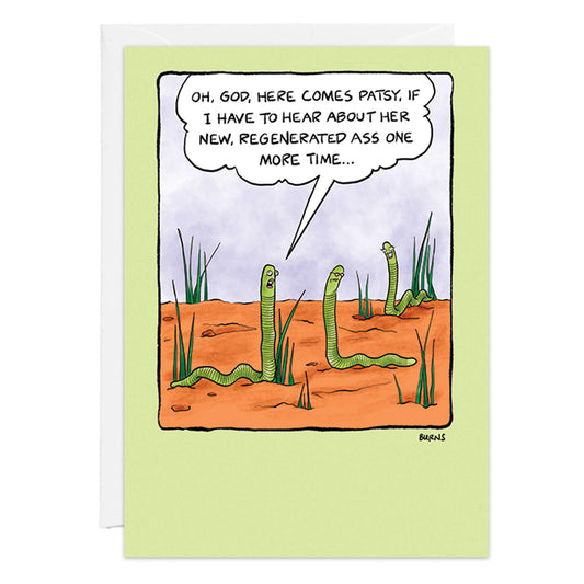 Here Comes Patsy Birthday Card