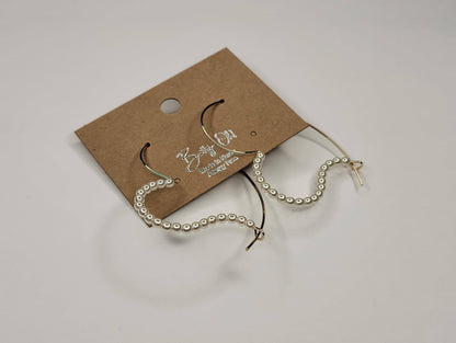 Heart Shape Dangle Earrings
