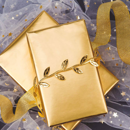 30" x 417' Wrapping Paper Half Ream | Matte Gold