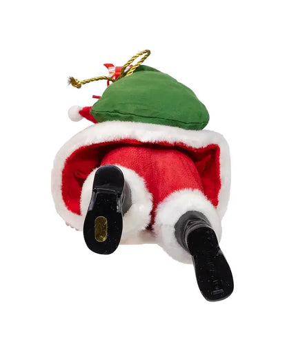 Kurt S. Adler, Inc. - 10.5" F/Mache Santa W/Red Luggage 2P