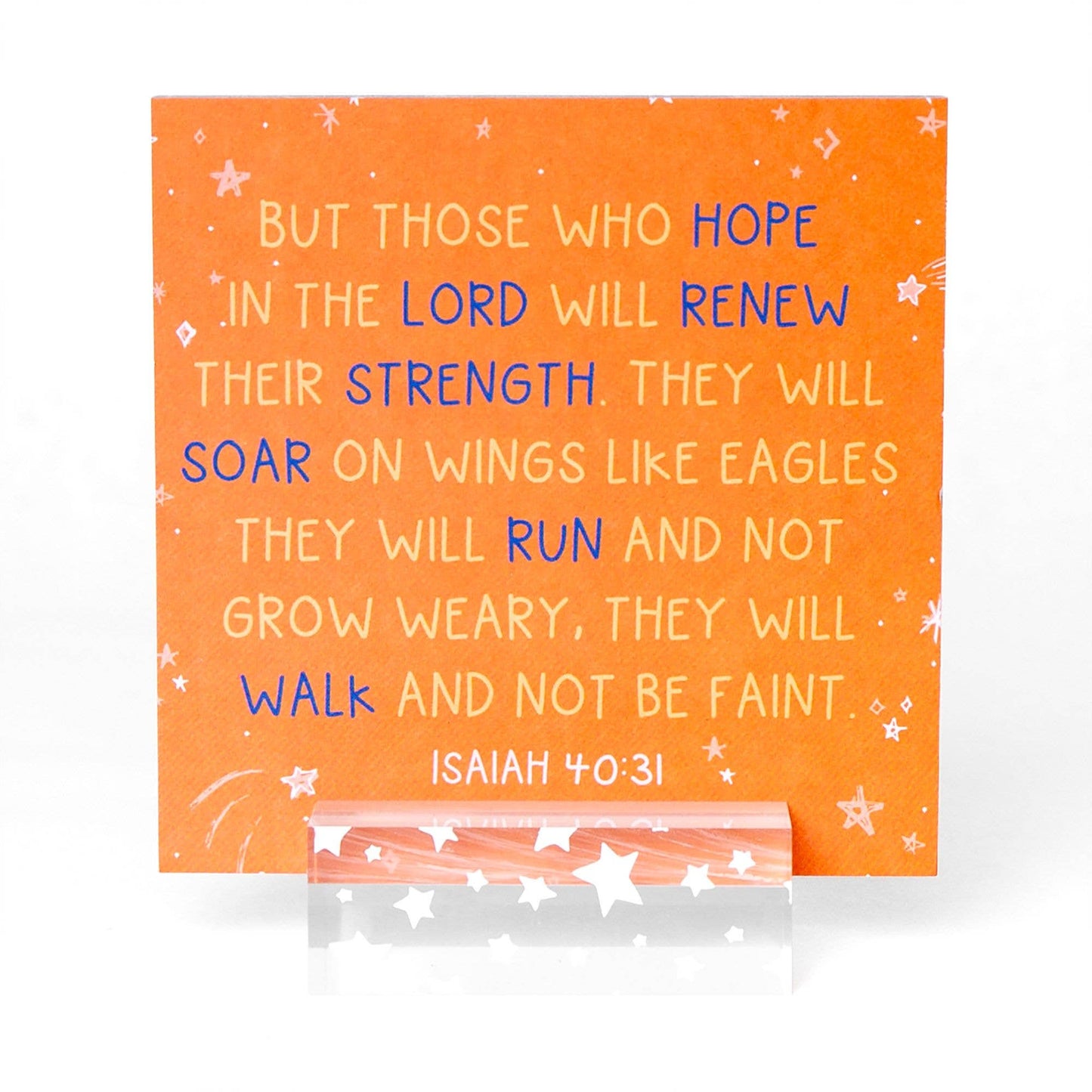 Verses for Strength  Bible Verse Card Set