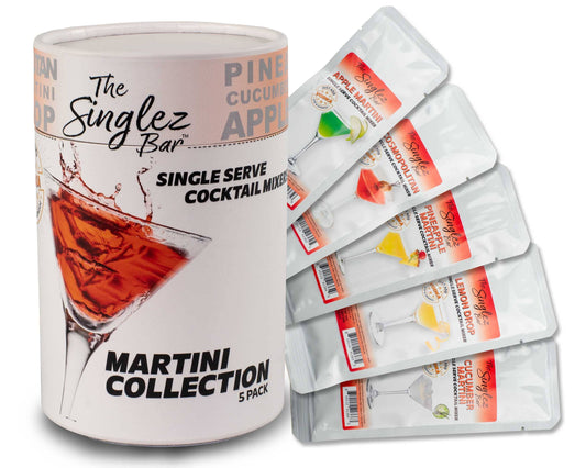 ThousandOaksBarrelCo. - Singlez Bar Martini Collection- 5-Pack Single Serve Mixers
