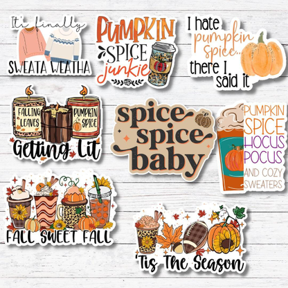 Oily Graphic Creations - Spice Baby -Fall Sticker/Magnet