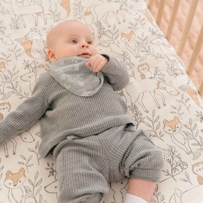 Crane Baby - Ezra 3-Pc. Muslin Bib Set