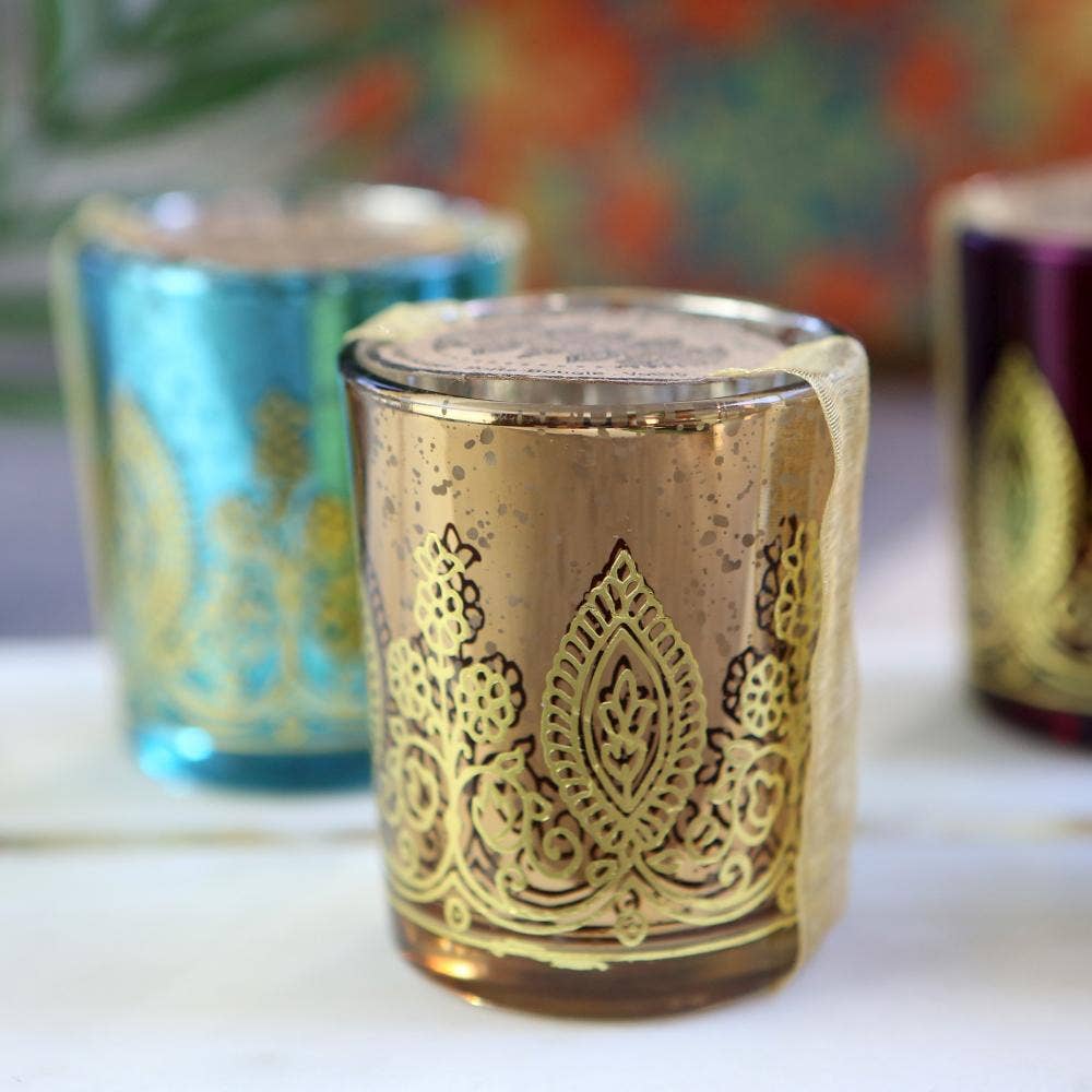 Kate Aspen - Indian Jewel Henna Votives - Assorted