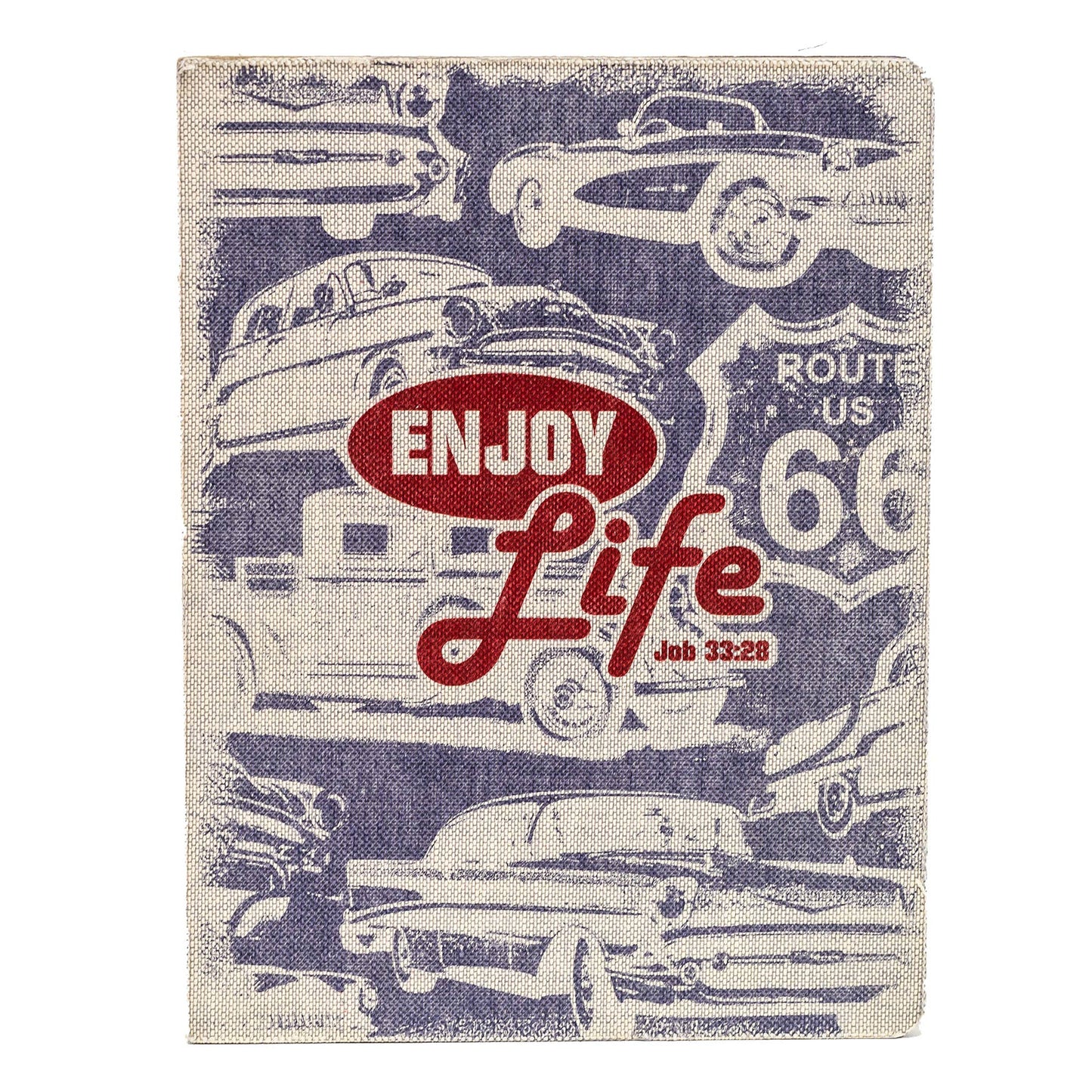 Divinity Boutique - God's Garage: Canvas Journal, Enjoy Life