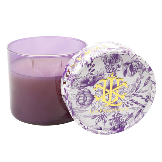 VERANDA 2 WICK CANDLE WITH DECORATIVE LID
