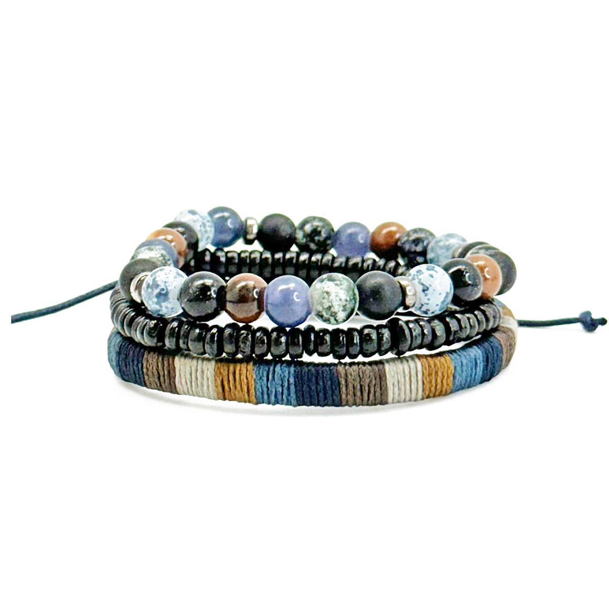 Ocean Depths Trio Men's Bracelet Set