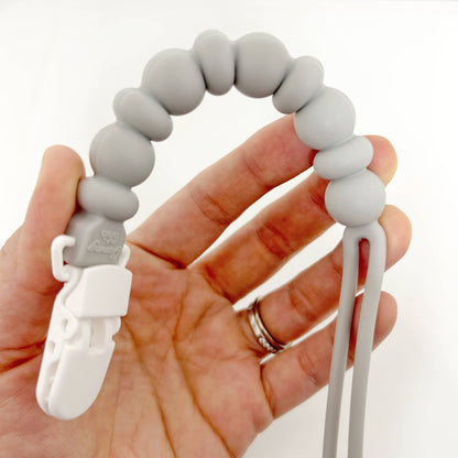Remote Control Silicone Teether Toy Black Clip- Baby Gift