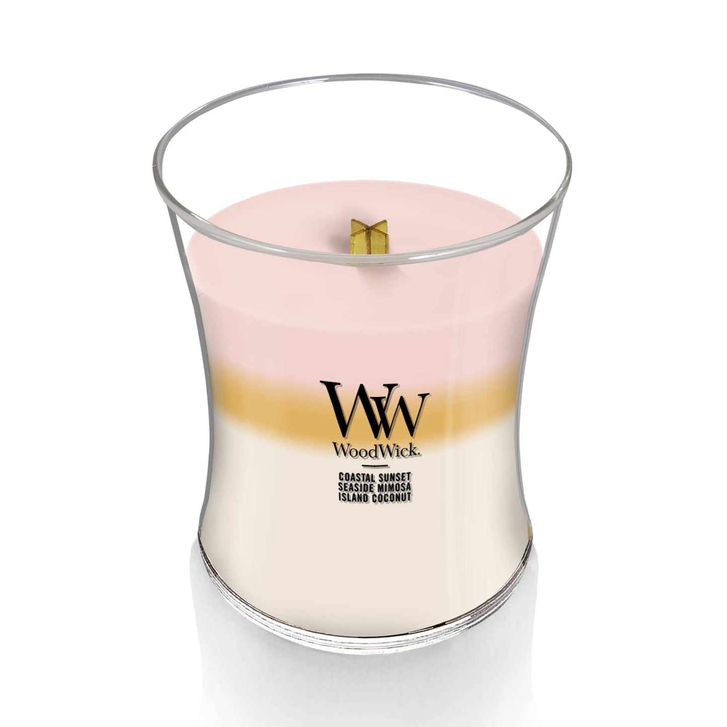 Island Getaway Trilogy Medium Hourglass Candle, 9.7 oz
