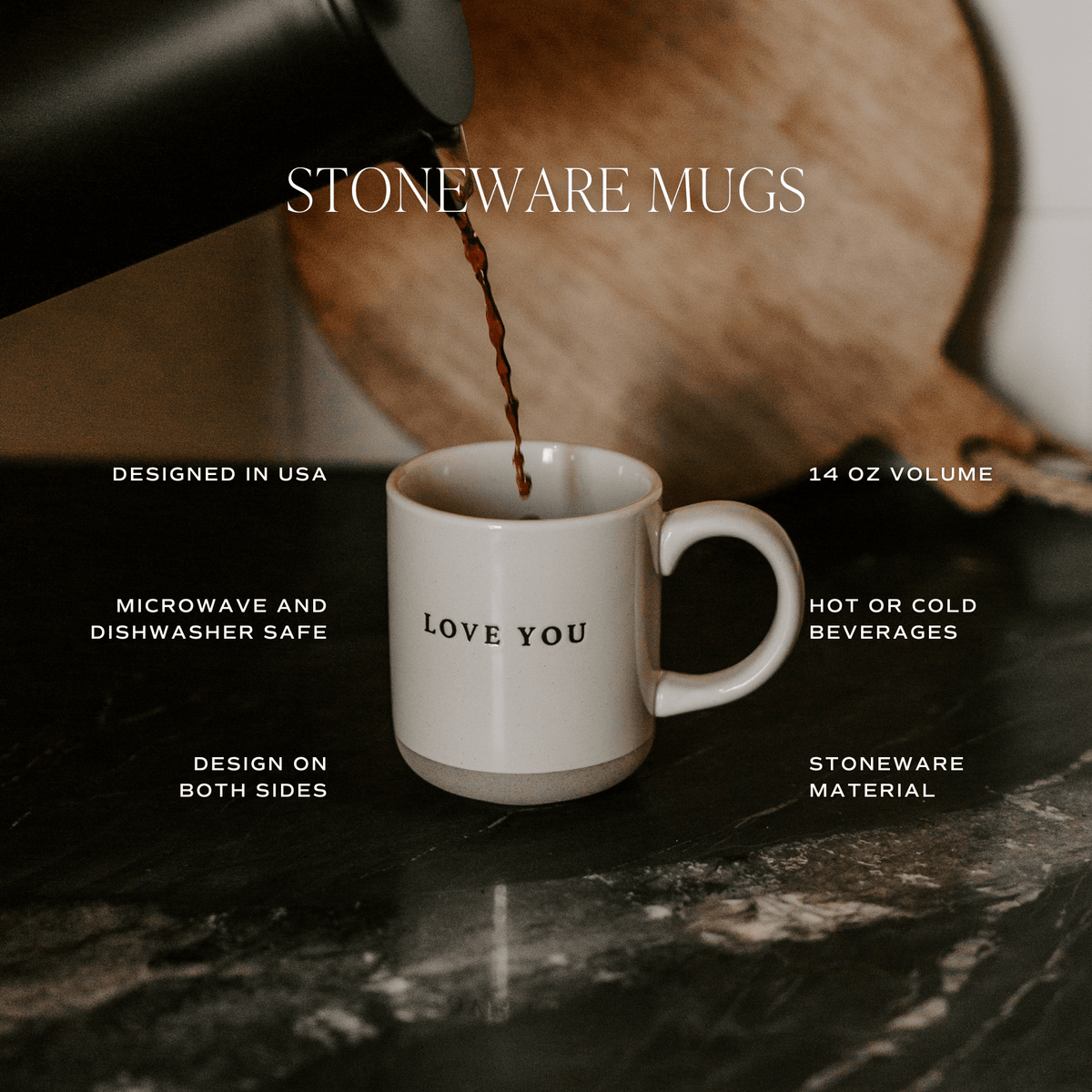 Forest Stoneware Coffee Mug - Home Decor