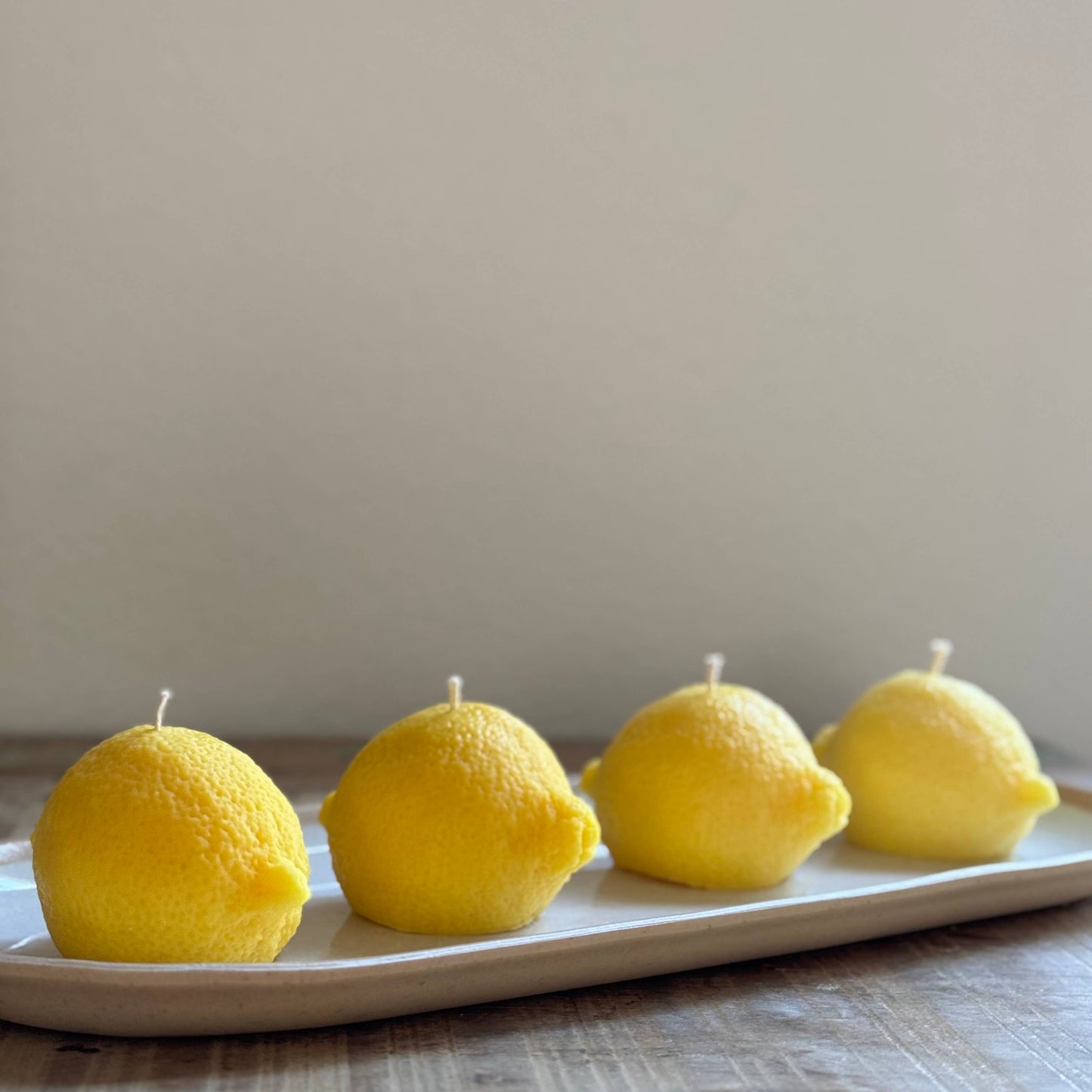 Lemon Candle, Lemon Scented Soy Wax Candle