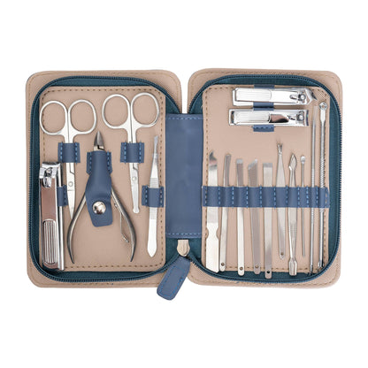 Pro MAN-I PEDI 17 Piece Set : Black