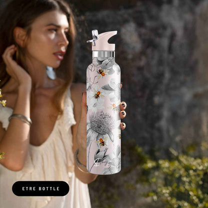 Etre | Bee Floral Insulated Water Bottle 25 oz
