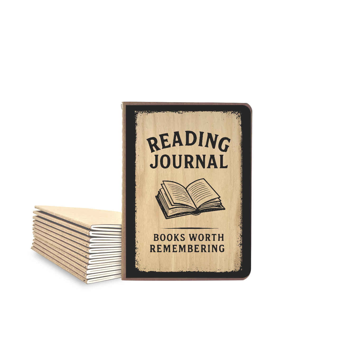 Reading Journal - Wood Cover