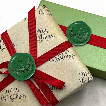 Winter Wonderland Adhesive Wax Seal Stickers 1 1/4" - 25 Pk