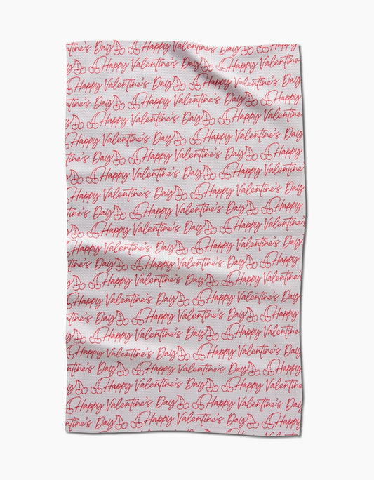 Geometry - Saint Valentin Tea Towel