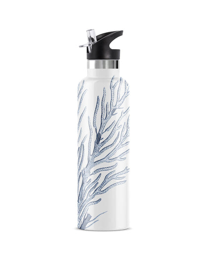 Akoa | Blue Ocean Coral 25oz Insulated Water Bottle Flask
