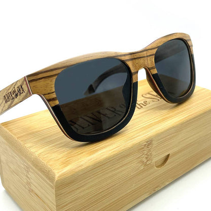 Oliver y el mar - Gafas de sol de madera polarizadas / Cape Charles