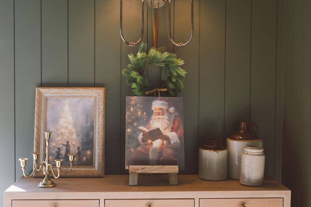 Classic Santa Artist Print Board