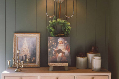 Classic Santa Artist Print Board