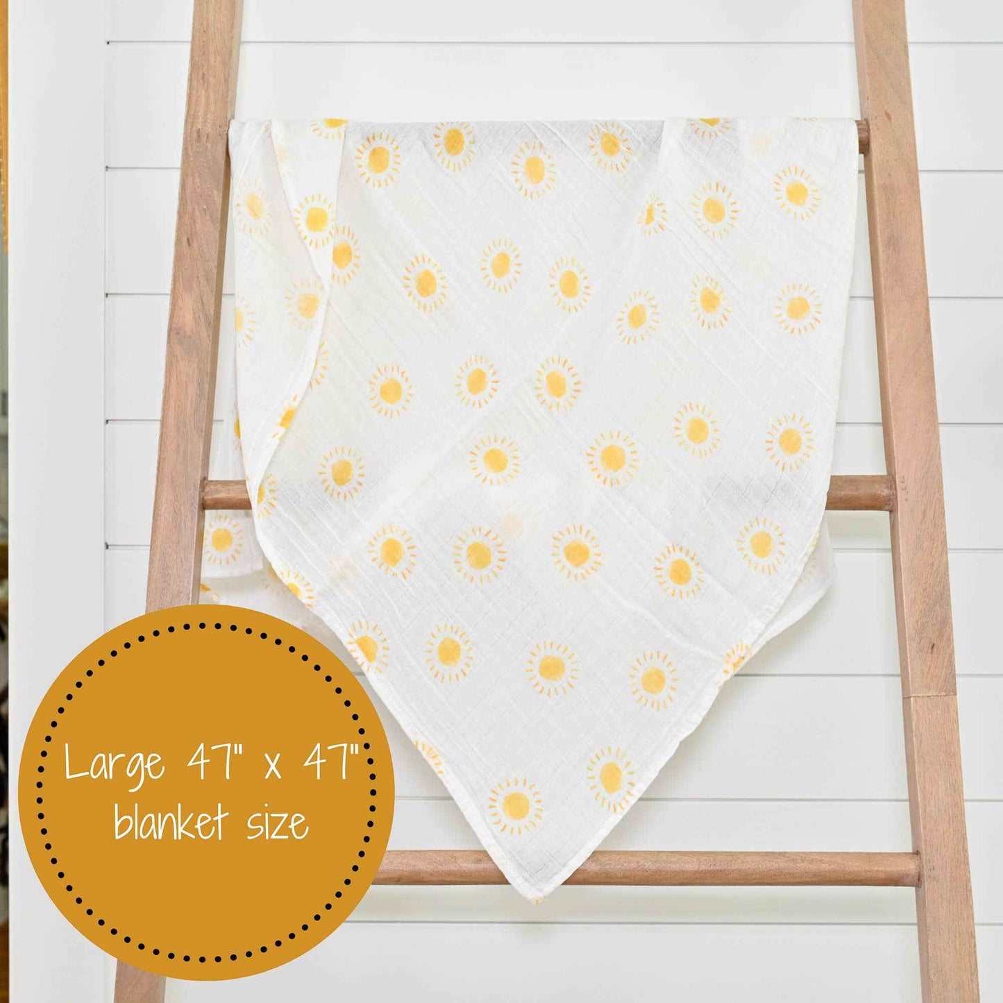 LollyBanks - Beautiful Day Baby Muslin Swaddle Blanket