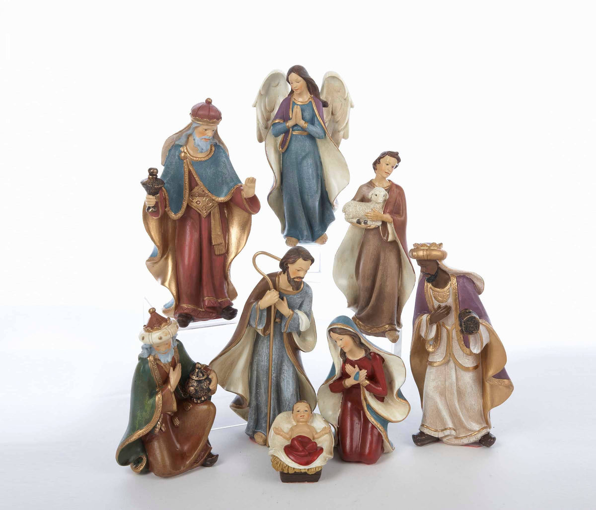 6.25"RESIN NATIVITY SET 8PC
