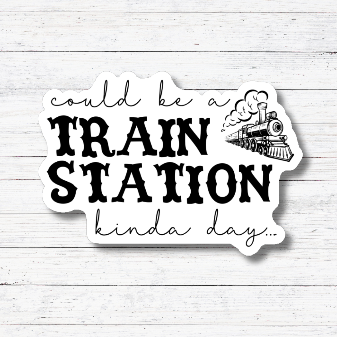Oily Graphic Creations - Train Station Day- Yellowstone Stickers/Magnet