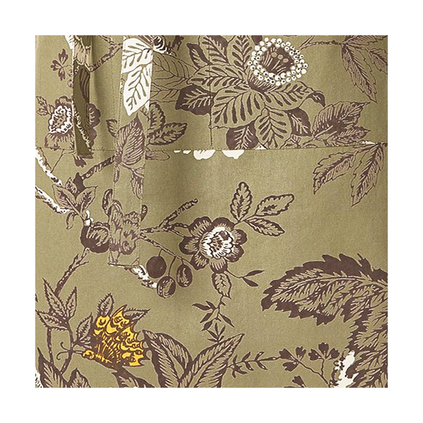 Autumn Toile Apron Green Multi Cotton Fall