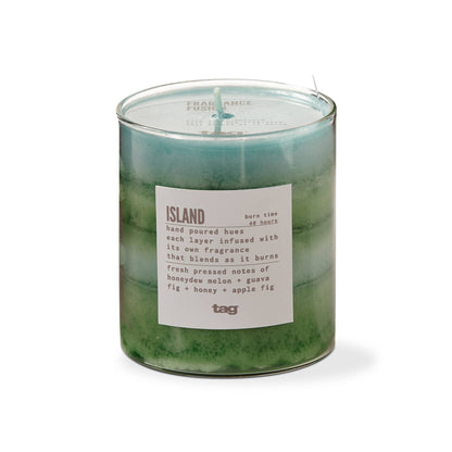 Fragrance Fusion Island Aqua Glass