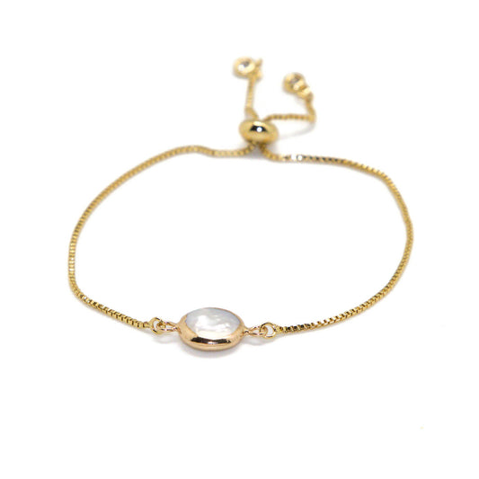 Bracelet Drawstring Single Gold Trim Gold(Stainless Steel)