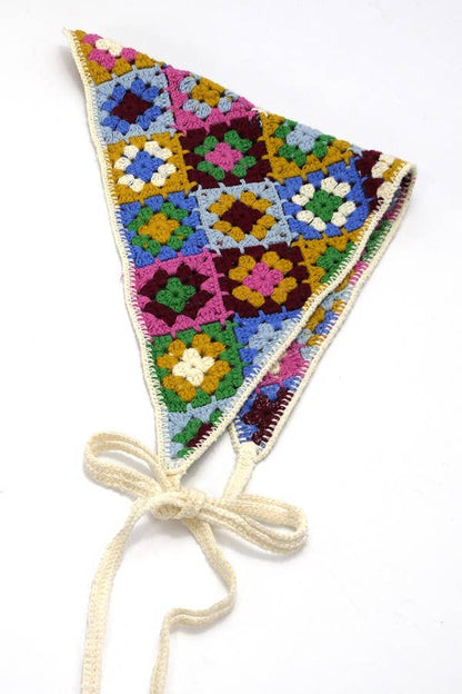 FLOWER HAIR SCARF HAIR BAND