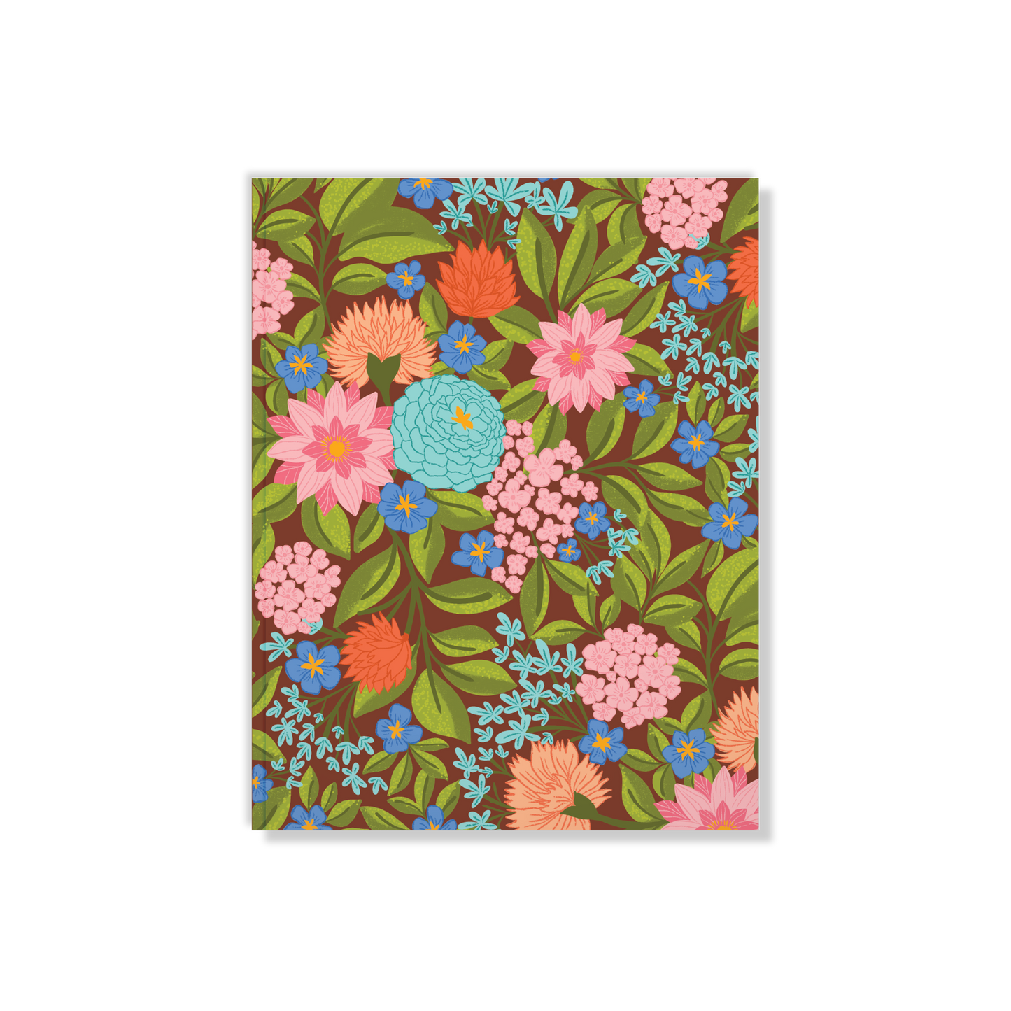 Lush Blooms Medium Layflat Notebook
