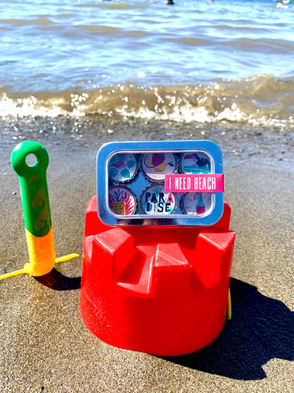 I Need Beach Magnets - Spring decor, Handmade & Eco-friendly