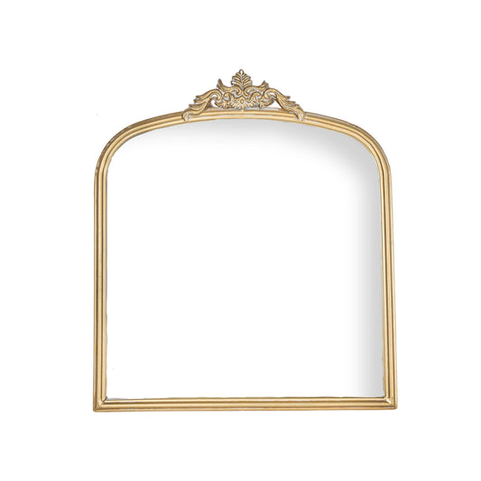 Aria Antique Vintage Brass Wall Mirror Metal