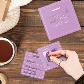 Things To Do With Mom Bucket List Scratch Cards